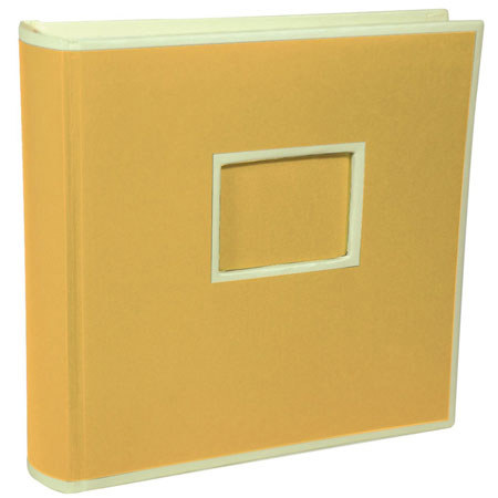 Semikolon Economic 200 Bound 8.6x8.6" Photo Album, 50 Clear Pages, Sun