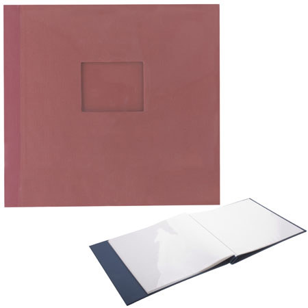 Semikolon 20605 Refillable 13.5x12in Album, Burgundy