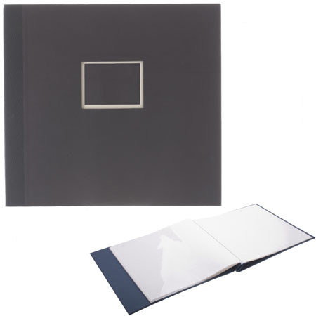 Semikolon 20607 Refillable 13.5x12in Album, Black