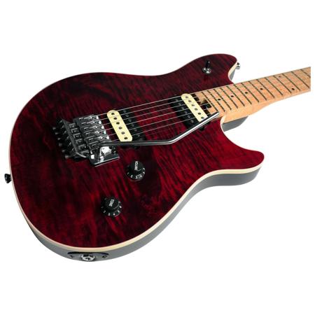 Peavey HP2 Solidbody Electric Guitar, Transparent Wine Red