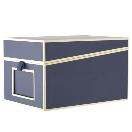 Semikolon 31803 Photo and CD Gift Box, Marine Blue
