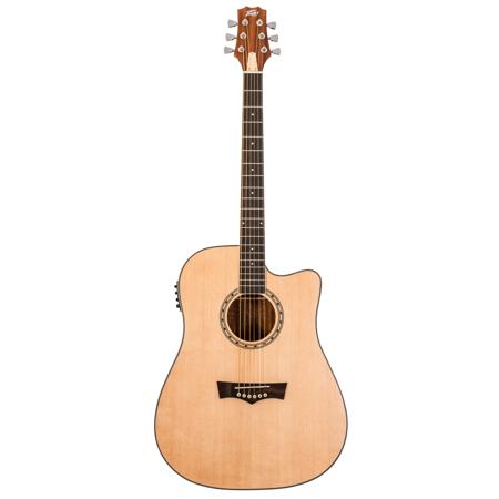 Peavey DW-2 CE Solid Top Cutaway Acoustic Electric Guitar with Case