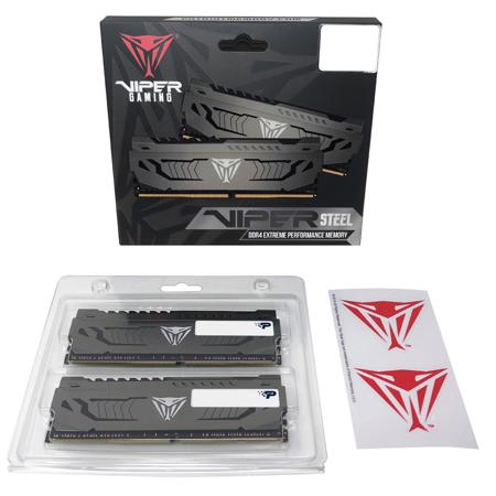 Patriot Memory Viper Steel 16GB 3000MHz CL16 UDIMM Gaming