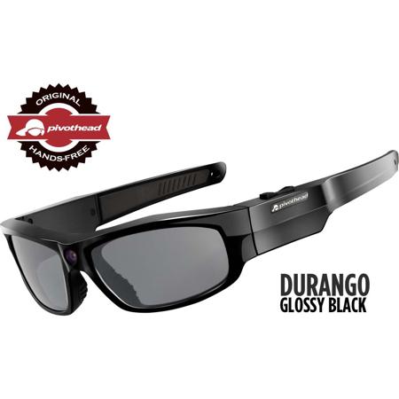 Pivothead Durango HD Video Glasses, Glossy Black