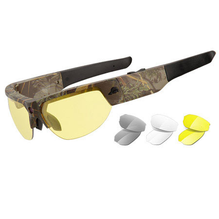 Pivothead Recon Conceal Wearable Video Glasses with Gray, Yellow and Clear Lens