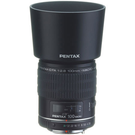 Pentax D-FA 100mm f/2.8 Macro Auto Focus Lens with Hood