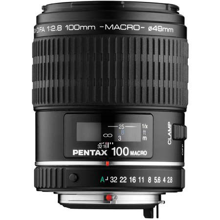 Pentax D-FA 100mm f/2.8 Macro Auto Focus Lens with Hood