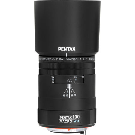 Pentax smc Pentax-D FA 100mm f/2.8 WR Macro Lens with Hood