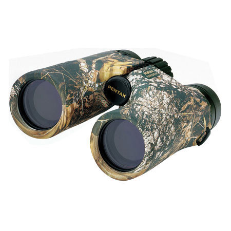 Pentax 10x36 DCF HS High Performance Weather Resistant Roof Prism Binocular with 5.5 Degree Angle of View, Color: Cameo, Mossy Oak Breakup, U.S.A.