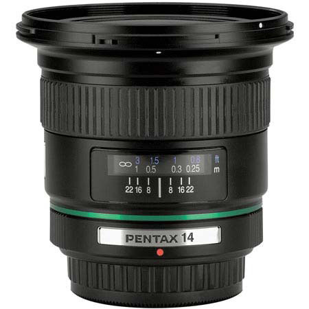 Pentax SMCP-DA 14mm f/2.8 ED IF Lens USA -BUNDLE- w/Filter & Cleaning Kit #21510