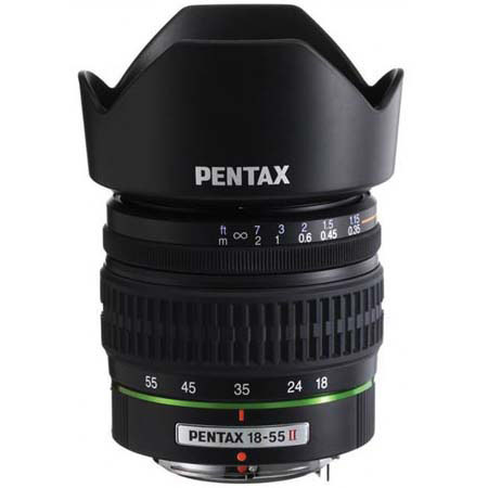 Pentax SMCP-DA 18mm - 55mm f/3.5-5.6 AL II Autofocus Zoom Lens for Digital SLRs.