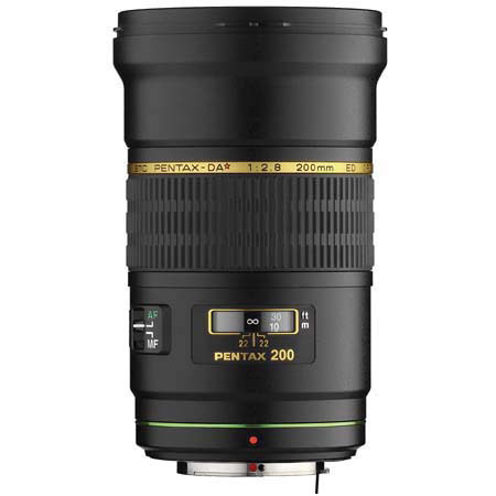 Pentax DA 200mm f/2.8 ED (IF) SDM Lens USA -BUNDLE- w/77mm Filter Kit #21700