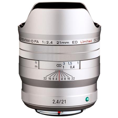 Pentax HD Pentax-D FA 21mm f/2.4 ED Limited DC WR Lens, Silver