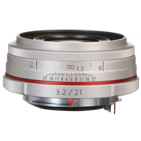 Pentax SMCP-DA 21mm f/3.2 AL HD Limited Edition Lens, Silver