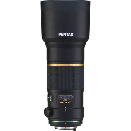 Pentax SMCP-DA 300mm f/4 ED IF SDM Lens with Hood 21760 - Adorama