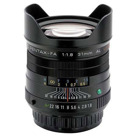 Pentax SMCP-FA 31mm f/1.8 AL Lens, Black BUNDLE w/58mm Filter Set + More