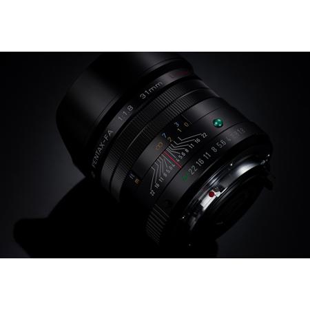 Pentax HD Pentax-FA 31mm f/1.8 Limited Lens, Black 20210