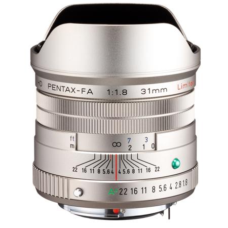 Pentax HD Pentax-FA 31mm f/1.8 Limited Lens, Silver