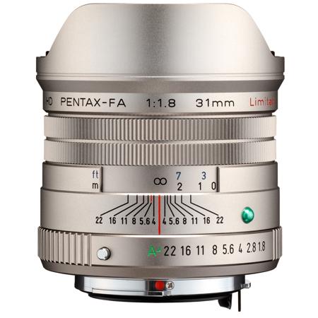Pentax HD Pentax-FA 31mm f/1.8 Limited Lens, Silver 20220