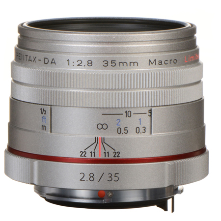 USED Pentax SMCP-DA 35mm f/2.8 HD Macro Limited Lens - Silver