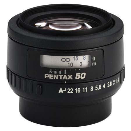 Pentax SMCP-FA 50mm f/1.4 Lens AF Lens #20817 BUNDLE w/49mm UV Filter+Clean Kit