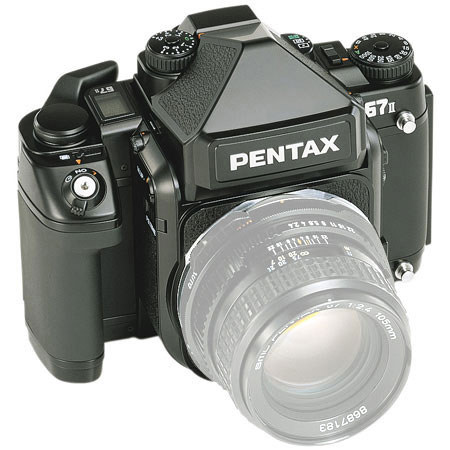 Pentax 67 II Medium Format SLR Manual Focus Camera Body With Non-AE Prism Finder