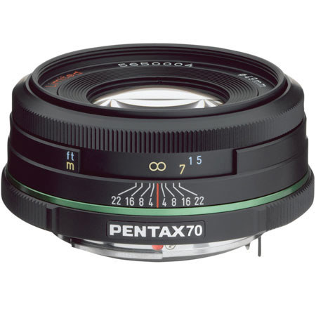 Pentax SMCP-DA 70mm f/2.4 ED Lens Limited Edition -Black #21620