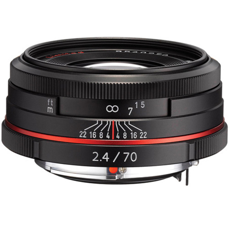 Pentax SMCP-DA 70mm f/2.4 ED Limited Edition Lens for DSLR Cameras - Black