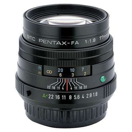 Pentax SMCP-FA 77mm f/1.8 Limited Edition Lens, Black -BUNDLE-
