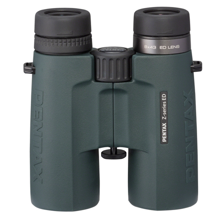 Pentax 8x43 ZD Series ED Roof Prism Binocular, 6.3 Degree Angle of View, Black
