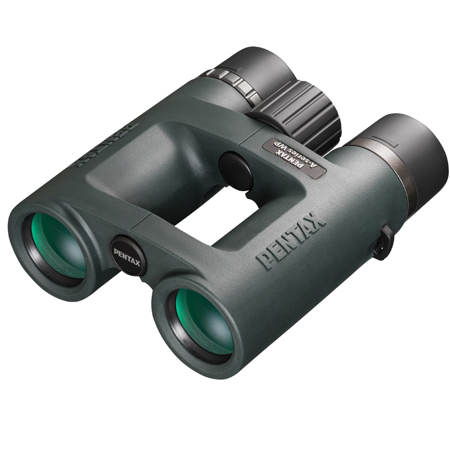 Pentax 9x32 AD Series WP Water Proof Roof Prism Center Focus Binocular with 6.7 Degree Angle of View, Green