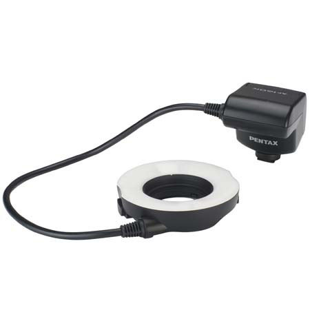 Pentax AF160FC Auto Macro Ring Flash with Lens Adapter Rings, Guide Number 48 at ISO 100/ft.