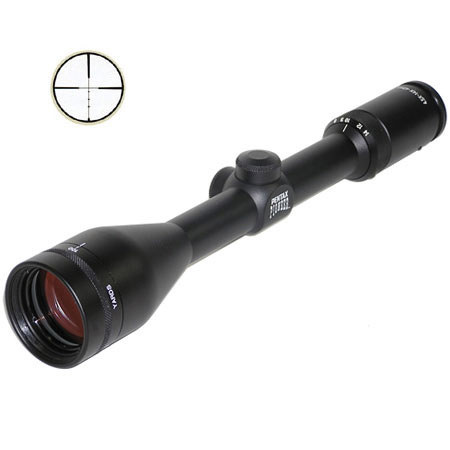 Pentax 4.5 - 14x42mm Pioneer Riflescope, Matte Black Finish, Ballistic Plex (BP) Reticle