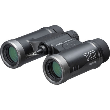 Pentax 10x21 UD Weather Resistant Roof Prism Binocular, 5.4Deg Angle View, Black