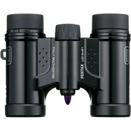 Pentax 9x21 UD Weather Resistant Roof Prism Binocular, 6 Deg Angle of View,Black