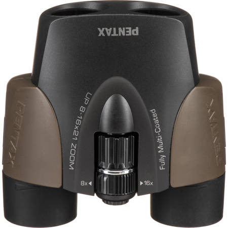 Pentax 8-16x21 UP Zoom Porro Prism Binocular, 5.0-3.0 Deg Angle of