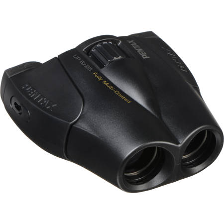 Pentax 8x25 UP Series Weather Resistant Porro Prism Binocular with 6.2 Degree Angle of View, Black