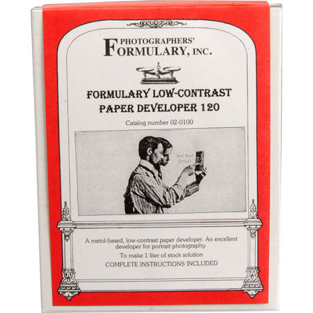 Photographers' Formulary 120 Low Contrast Paper Developer, Makes 3Lt Solution