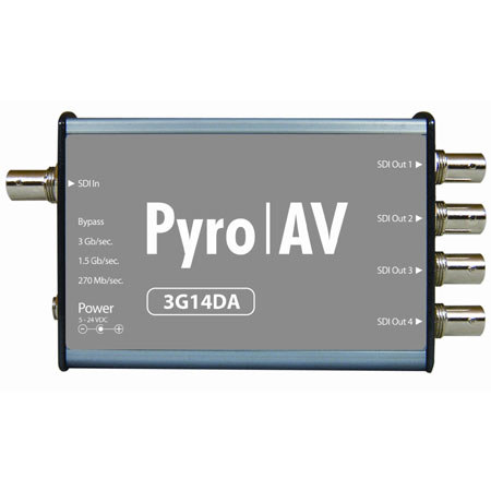Pyro AV Triple Rate 4 Port Distribution Amplifier