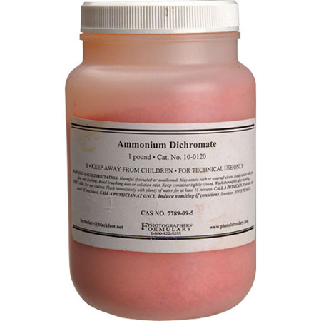 Photographers' Formulary 1lb Ammonium Dichromate for Photographic Processing