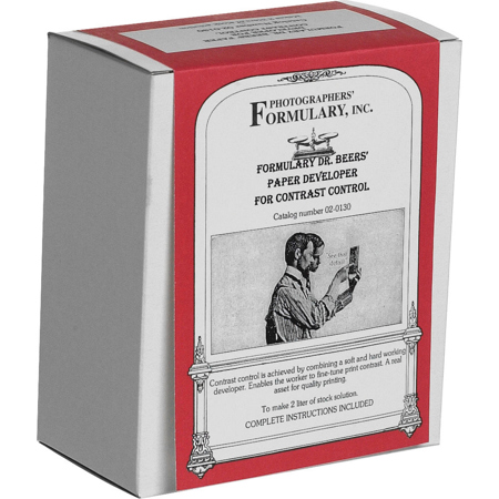 Photographers' Formulary Dr. Beer's Film Developer, Makes 2Lt Stock Solution