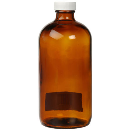 Photographers' Formulary 500ml Glass Bottle with Narrow Mouth, Amber