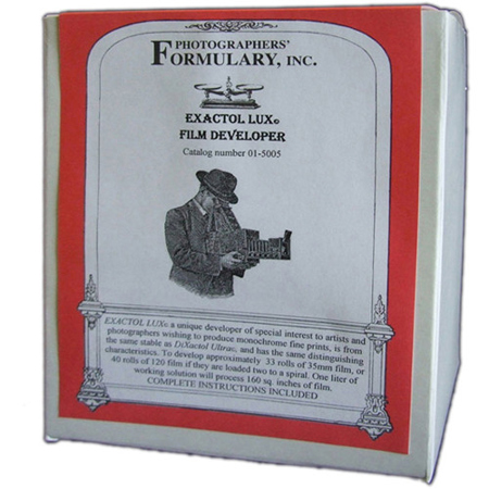 Photographers' Formulary Exactol Lux Film Developer, Makes 10Lt Solution