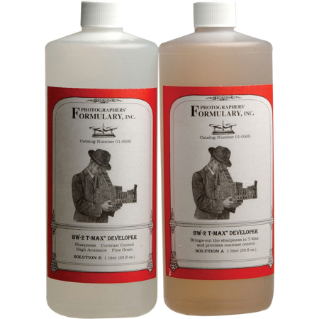 Photographers' Formulary BW-2 T-Max Film Developer, Solution A & B (Each 1Lt)