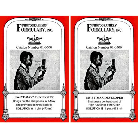 Photographers' Formulary BW-2 T-Max1Lt Film Developer, Liquid, Solution A Only