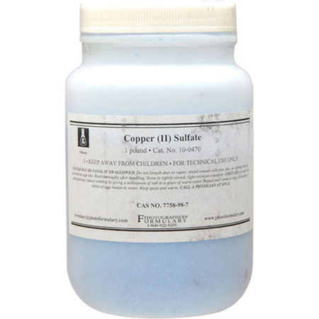 Photographers' Formulary 1lbs Copper Sulfate, Hazmat