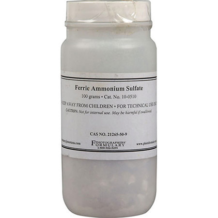 Photographers' Formulary 100g Ferric Ammonium Sulfate