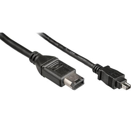 Pyro AV PVC1394210 Six Pin to Four Pin Firewire Cable