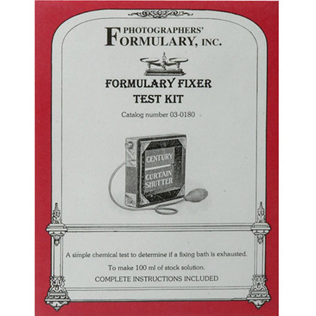 Photographers' Formulary FT-1 Fixer Test, Makes 100ml Stock Solution