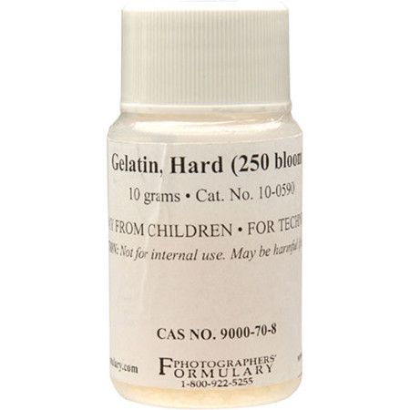 Photographers' Formulary 10g Gelatin (Hard, 250 Bloom)